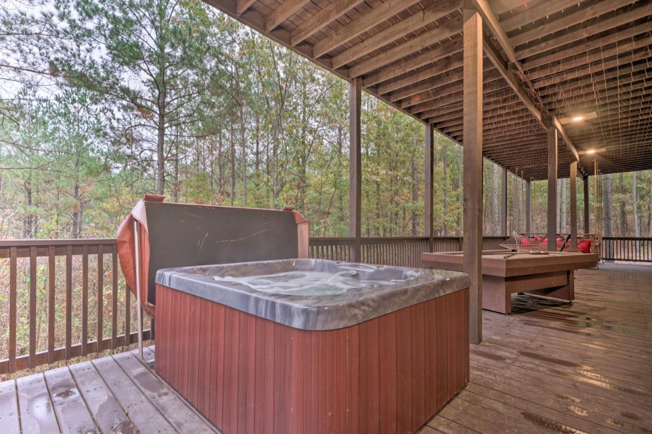 Broken Bow Cabin Deck With Hot Tub And Pool Table! Exteriér fotografie