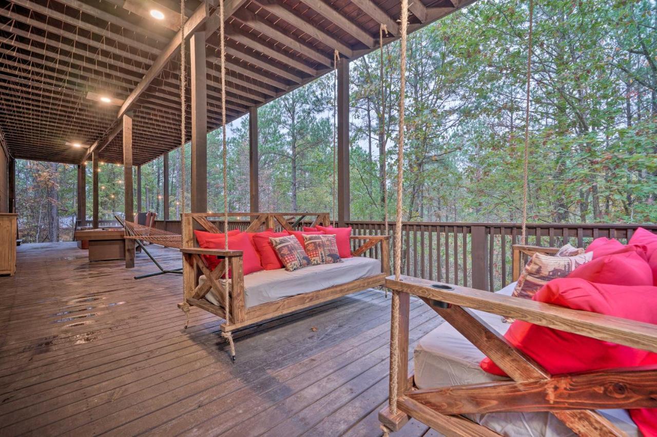 Broken Bow Cabin Deck With Hot Tub And Pool Table! Exteriér fotografie