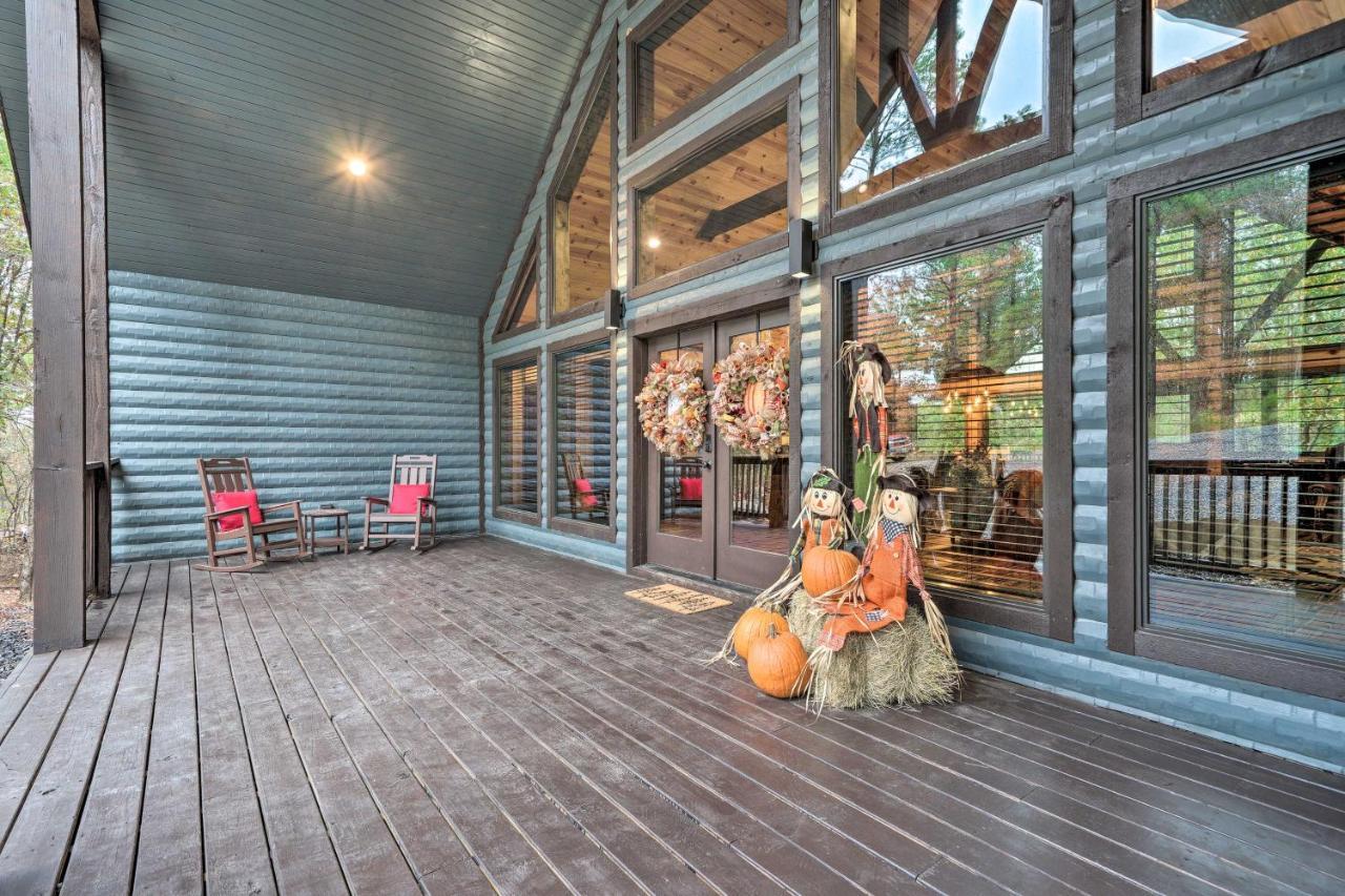 Broken Bow Cabin Deck With Hot Tub And Pool Table! Exteriér fotografie